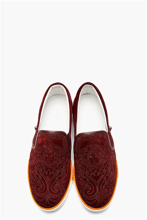 versace mens slippers cheap|Versace slippers color burgundy.